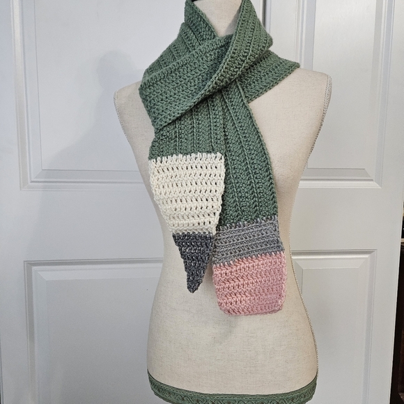 Handmade Crochet Pencil Scarf, Teacher Gift Ideas - Picture 3 of 4